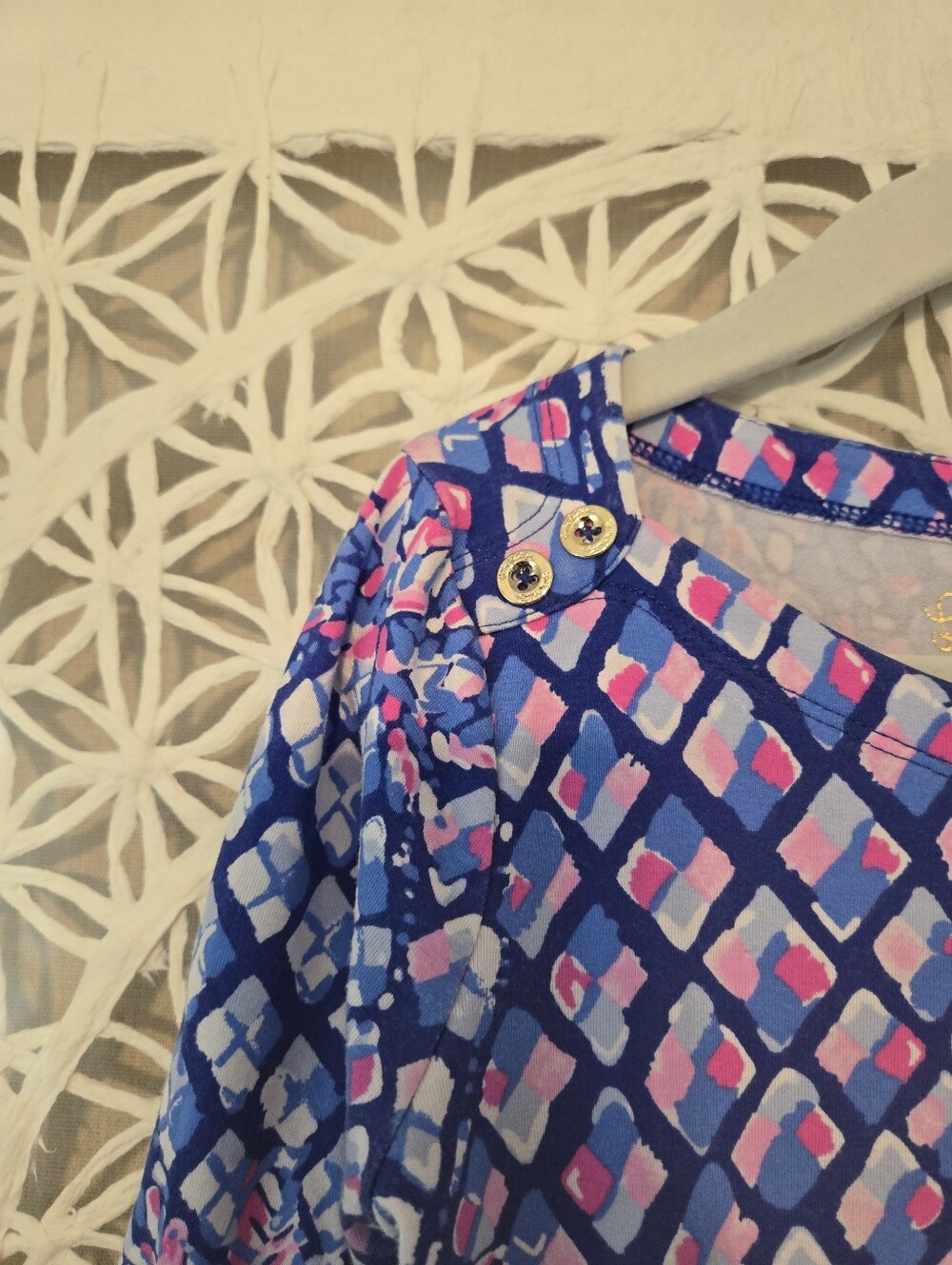 Lilly Pulitzer Mini Sophie Dress Girls Medium – Bright Print, Preppy Summer - Picture 4 of 8